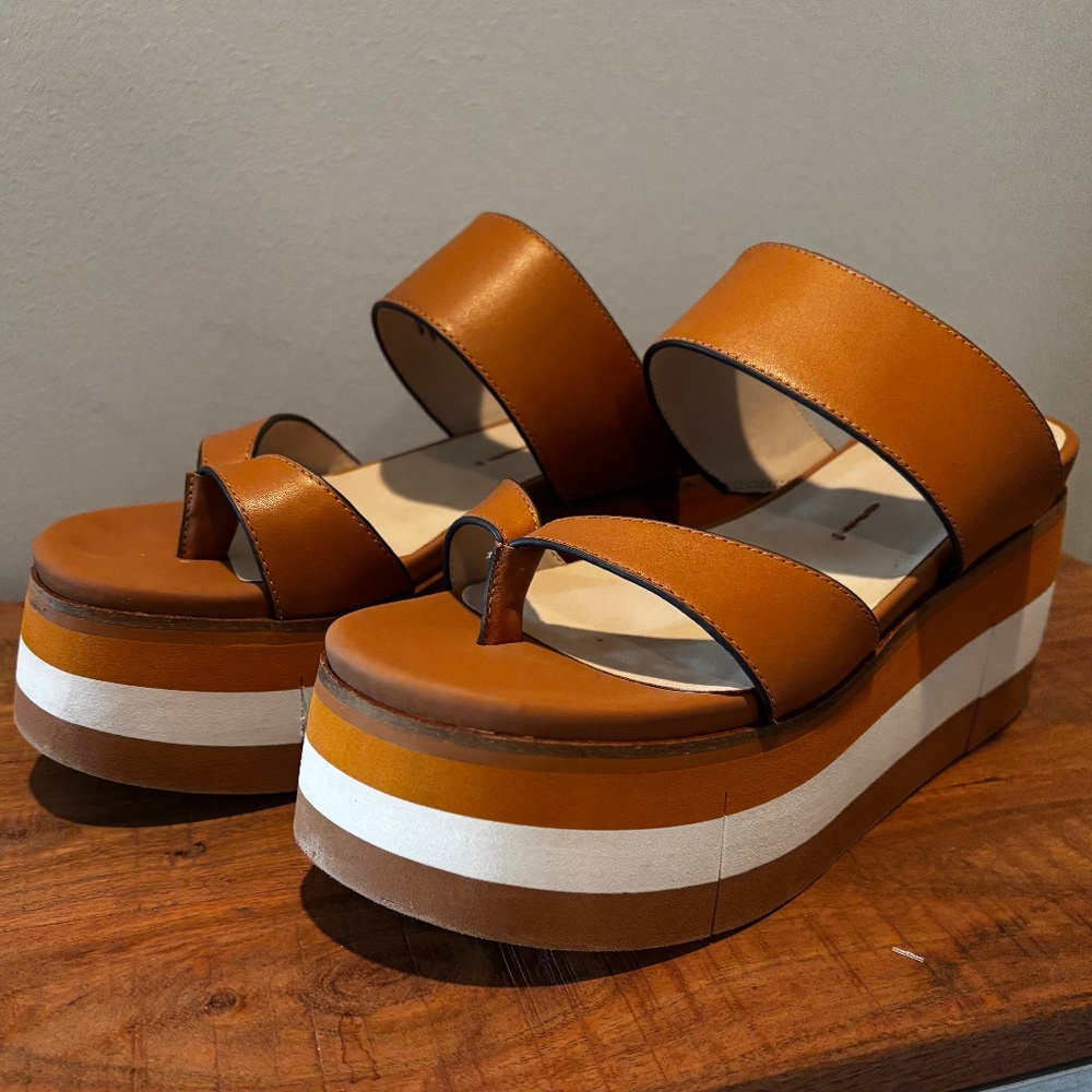 Naked Feet sandals, tan 9.5